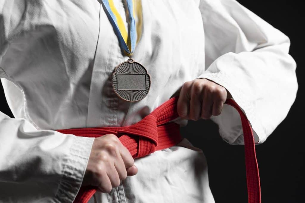 combien de ceintures rouges de judo dans le monde